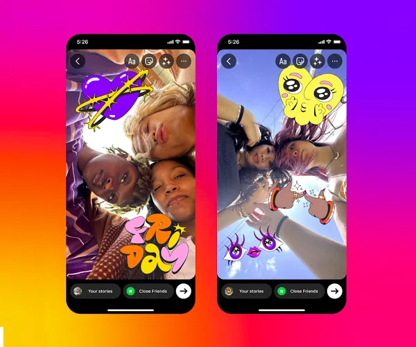 Atualização Instagram Adiciona Novos Stickers